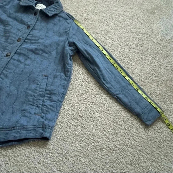 Jachs Girlfriend Ladies Quilted Shirt Jacket Women Size Small Blue 1791105 NWT - Picture 3 of 15